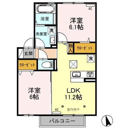 フォレストヒルズ　107014の物件間取画像